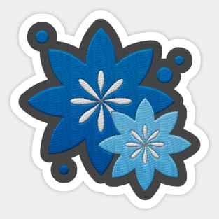 Abstract Flower Sticker